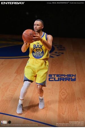 NBA COLLECTION FIGURA REAL MASTERPIECE 1/6 STEPHEN CURRY 30 CM