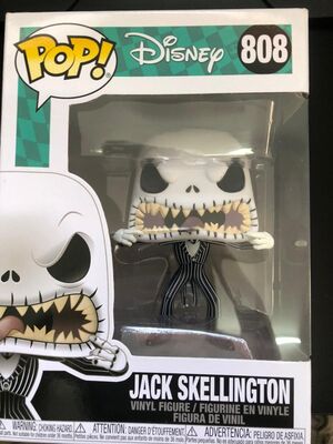 SALDO - PESADILLA ANTES DE NAVIDAD FIG 9 CM POP JACK (CARA DE MIEDO)