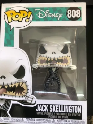 SALDO - PESADILLA ANTES DE NAVIDAD FIG 9 CM POP JACK (CARA DE MIEDO)