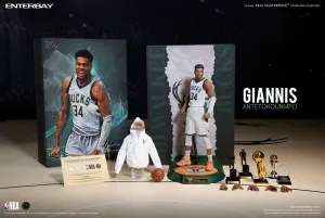 NBA COLLECTION FIGURA REAL MASTERPIECE 1/6 GIANNIS ANTETOKOUNMPO 33 CM