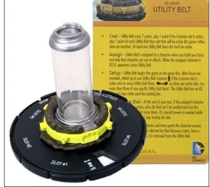 DC HEROCLIX: BATMAN UTILITY BELT RESOURCE DIAL NO MAN'S LAND SET PROMO