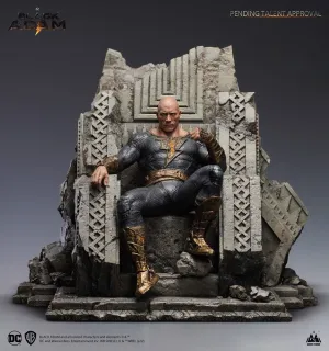 BLACK ADAM ESTATUA 1/4 BLACK ADAM ON THRONE 53 CM