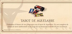 AQUELARRE: MALEFICA TRINITAS JDR - TAROT DE AQUELARRE