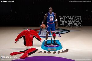 NBA COLLECTION FIGURA REAL MASTERPIECE 1/6 MICHAEL JORDAN ALL STAR 1993 LIMITED EDITION 30 CM