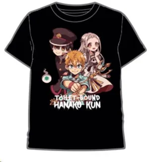 HANAKO-KUN, EL FANTASMA DEL LAVABO CAMISETA NEGRA GRUPO M