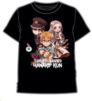 HANAKO-KUN, EL FANSTAMA EN EL LAVABO CAMISETA NEGRA GRUPO L