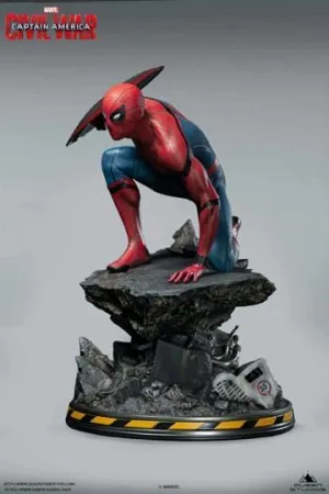 CAPITAN AMERICA CIVIL WAR ESTATUA 1/4 SPIDERMAN CAPTAIN AMERICA REGULAR VERSION 40 CM