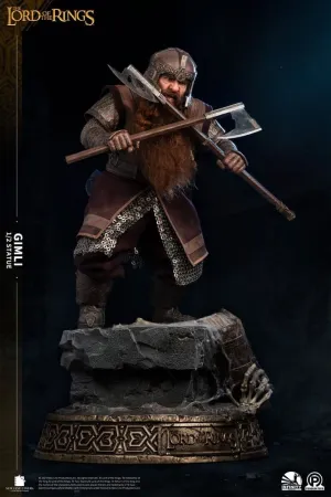 EL SEÑOR DE LOS ANILLOS ESTATUA 1/2 MASTER FORGE SERIES GIMLI 88 CM