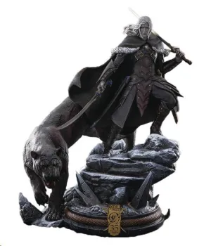 DUNGEONS & DRAGONS ESTATUA 1/4 DRIZZT DO'URDEN (EDICIÓN 35 ANIVERSARIO) AVANCES EXCLUSIVO 40 CM