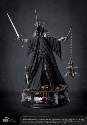 EL SEÑOR DE LOS ANILLOS ESTATUA 1/3 MS SERIES THE WITCH-KING OF ANGMAR JOHN HOWE SIGNATURE EDITION 93 CM