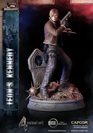 RESIDENT EVIL ESTATUA PREMIUM LEON KENNEDY 50 CM