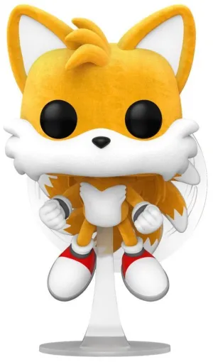 SONIC THE HEDGEHOG POP! GAMES VINYL FIGURA TAILS VOLANDO 9 CM (CHASE) (FLOCKED)