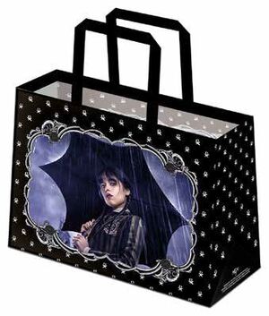 WEDNESDAY BOLSA MIERCOLES ADDAMS NUBE DE TORMENTA