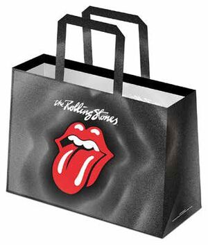 THE ROLLING STONES BOLSA LOGO