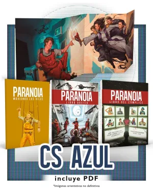 PARANOIA JDR CS AZUL