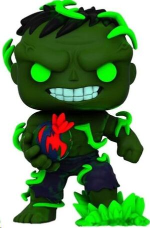 MARVEL POP! SUPER ANIMATION VINYL FIGURA IMMORTAL HULK (CHASE) (GLOW) 9 CM