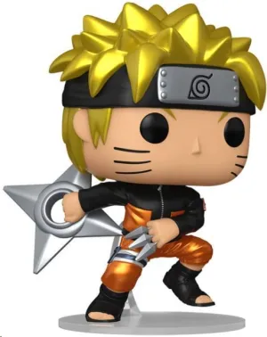 NARUTO POP! ANIMATION VINYL FIGURA NARUTO CON SHURIKEN (CHASE) 9 CM