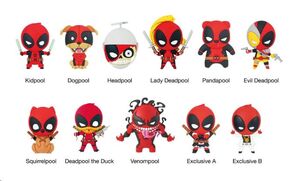 MARVEL COLGANTES PVC DEADPOOL SERIE 3