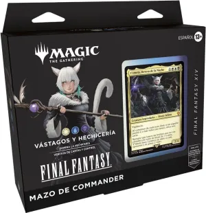 MAGIC - FINAL FANTASY MAZO DE COMMANDER VÁSTAGOS Y HECHICERÍA - CASTELLANO