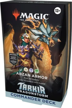 MAGIC - TARKIR DRAGONSTORM MAZO DE COMMANDER ABZAN (BLANCO, NEGRO Y VERDE) - INGLÉS
