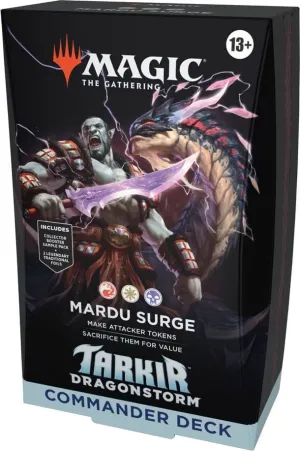 MAGIC - TARKIR DRAGONSTORM MAZO DE COMMANDER MARDU (BLANCO, NEGRO Y ROJO) - INGLÉS