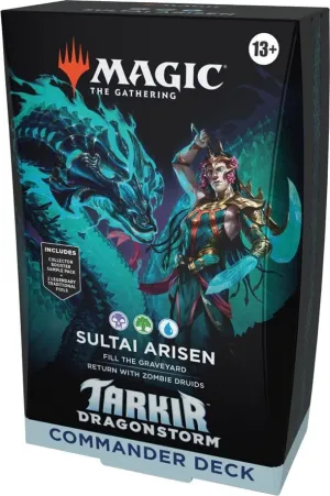 MAGIC - TARKIR DRAGONSTORM MAZO DE COMMANDER SULTAI (NEGRO, VERDE Y AZUL) - INGLÉS