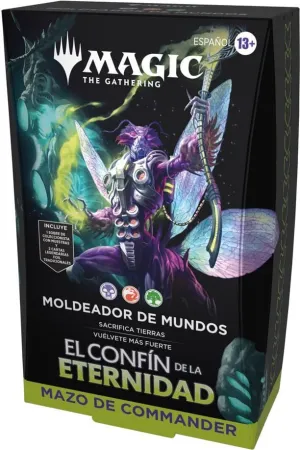 MAGIC - EL CONFÍN DE LA ETERNIDAD MAZO DE COMMANDER MOLDEADOR DE MUNDOS (CASTELLANO)