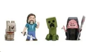 MINECRAFT MOVIE METAL FIGURA STEVE 7 CM