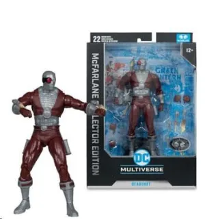 DC MULTIVERSE MCFARLANE COLLECTOR EDITION FIGURA 18 CM WAVE 10 DEADSHOT PLATINUM EDITION