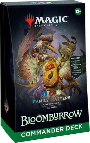 MAGIC - BLOOMBURROW MAZO DE COMMANDER FAMILY MATTERS (INGLÉS)