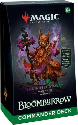MAGIC - BLOOMBURROW MAZO DE COMMANDER SQUIRRELED AWAY (INGLÉS)