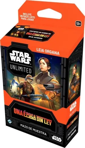 STAR WARS UNLIMITED UNA ÉPOCA SIN LEY MAZO LEIA ORGANA