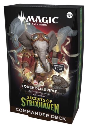 MAGIC - SECRETOS DE STRIXHAVEN MAZO DE COMMANDER LOREHOLD SPIRIT (INGLÉS)