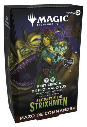 MAGIC - SECRETOS DE STRIXHAVEN MAZO DE COMMANDER PESTILENCIA DE FLOSMARCITUS