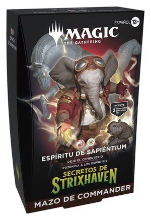 MAGIC - SECRETOS DE STRIXHAVEN MAZO DE COMMANDER ESPÍRITU DE SAPIÉNTIUM
