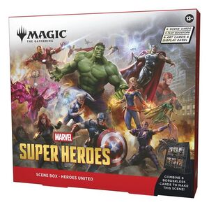 MAGIC - MARVEL SUPER HEROES CAJA DE ESCENA HEROES UNITED (INGLÉS)