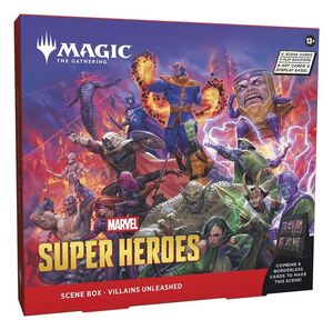 MAGIC - MARVEL SUPER HEROES CAJA DE ESCENA VILLAINS UNLEASHED (INGLÉS)