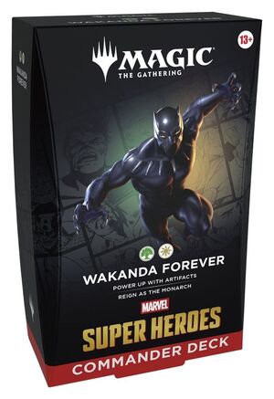 MAGIC - MARVEL SUPER HEROES MAZO COMMANDER WAKANDA FOREVER (INGLÉS)