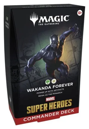 MAGIC - MARVEL SUPER HEROES MAZO COMMANDER WAKANDA FOREVER (INGLÉS)
