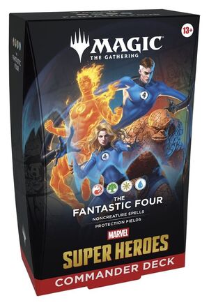 MAGIC - MARVEL SUPER HEROES MAZO COMMANDER THE FANTASTIC FOUR (INGLÉS)