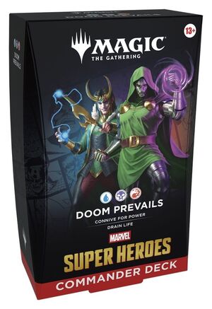 MAGIC - MARVEL SUPER HEROES MAZO COMMANDER DOOM PREVAILS (INGLÉS)