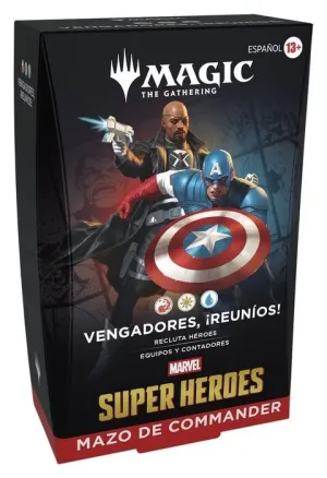 MAGIC - MARVEL SUPER HEROES MAZO COMMANDER VENGADORES REUNÍOS