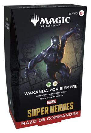 MAGIC - MARVEL SUPER HEROES MAZO COMMANDER WAKANDA POR SIEMPRE