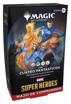 MAGIC - MARVEL SUPER HEROES MAZO COMMANDER LOS CUATRO FANTÁSTICOS