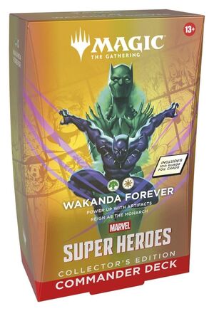 MAGIC - MARVEL SUPER HEROES MAZO COMMANDER EDICIÓN COLECCIONISTA WAKANDA FOREVER (INGLÉS)