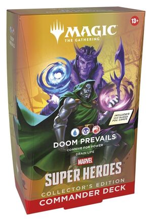 MAGIC - MARVEL SUPER HEROES MAZO COMMANDER EDICIÓN COLECCIONISTA DOOM PREVAILS (INGLÉS)