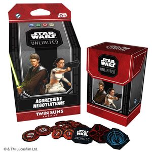 STAR WARS UNLIMITED 2026 TWIN SUNS MAZO AGGRESSIVE NEGOTIATIONS - INGLÉS