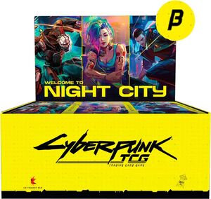 CYBERPUNK TCG WELCOME TO NIGHT CITY BOOSTER BETA (INGLÉS)