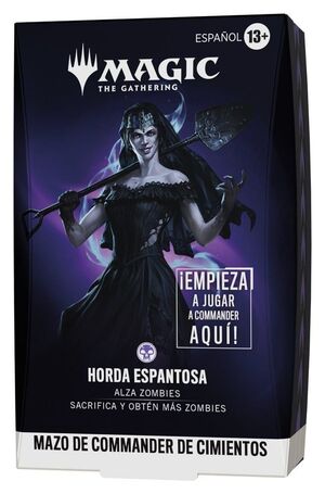 MAGIC - CIMIENTOS MAZO DE COMMANDER HORDA ESPANTOSA (CASTELLANO)