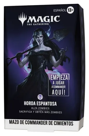 MAGIC - CIMIENTOS MAZO DE COMMANDER HORDA ESPANTOSA (CASTELLANO)